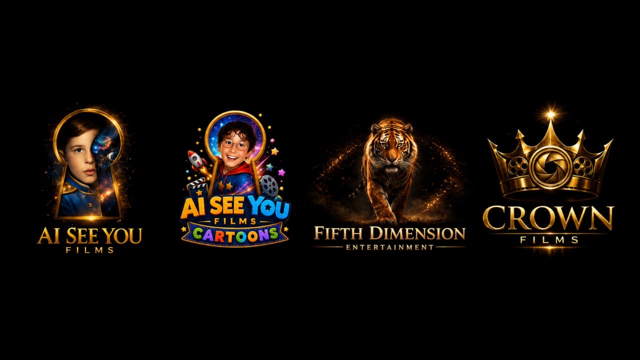AI SEE YOU FILMS · AI SEE YOU FILMS CARTOONS · Fifth Dimension Entertainment · Crown Films